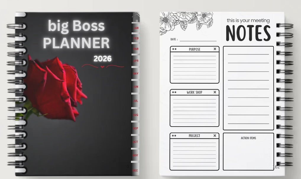 Big Boss Planner 2026 | Luxury Digital Planner For Woman Entrepreneurs And More