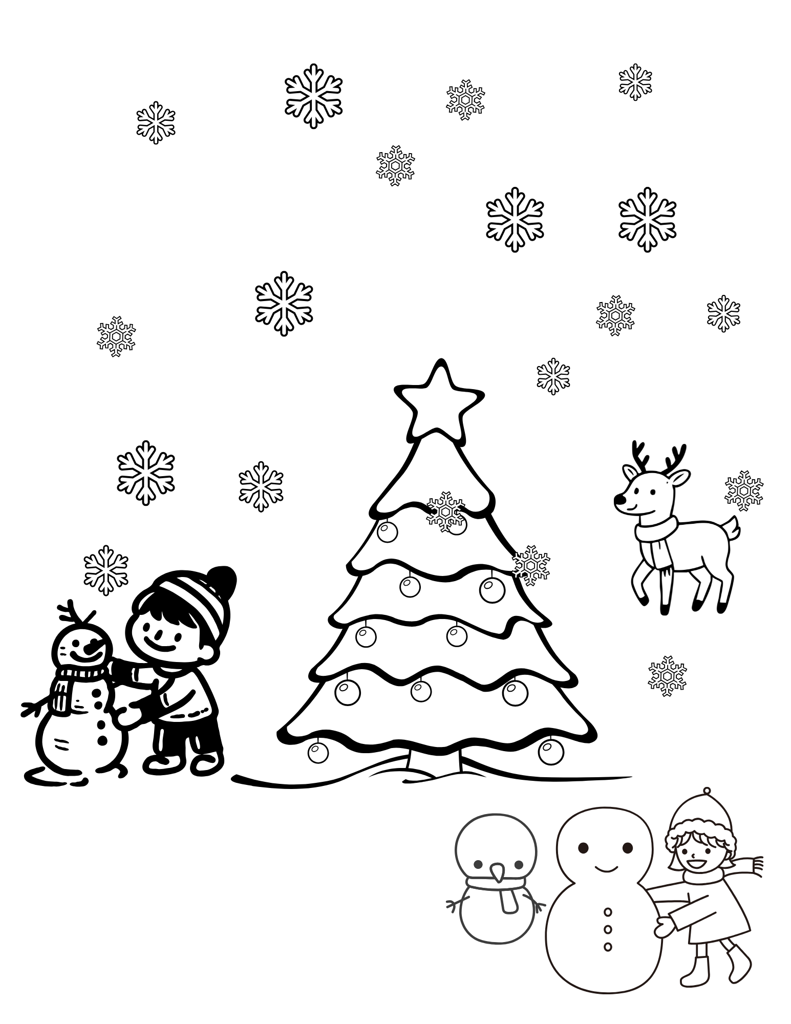 Christmas coloring pages / digital products
